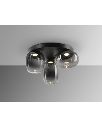 ONICE- PLAFON 3L NEGRO-SMOKE